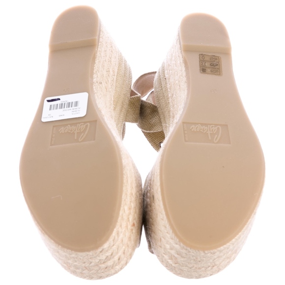 Castaner Tan Albani Espadrille Wedges Size 8 New - Picture 6 of 6